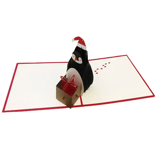Penguin Pop Up Card uae | Gift Penguin Pop Up Card- FNP