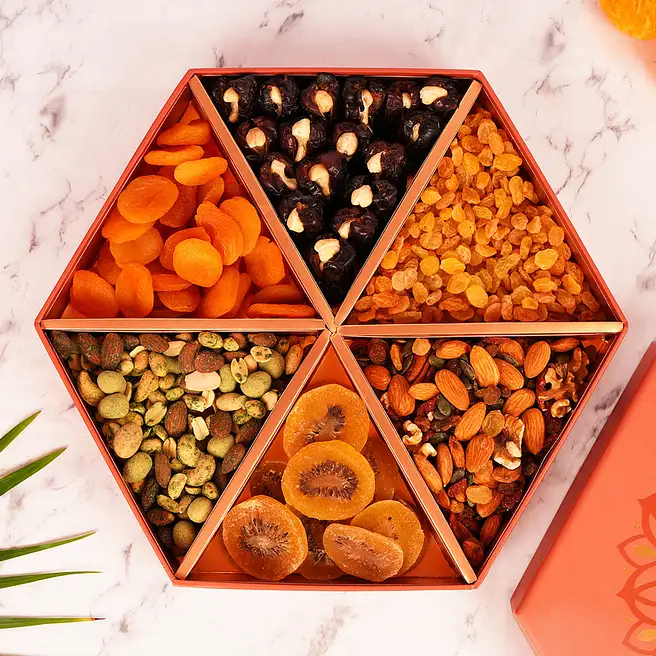 Diwali Golden Dry Fruits Selection