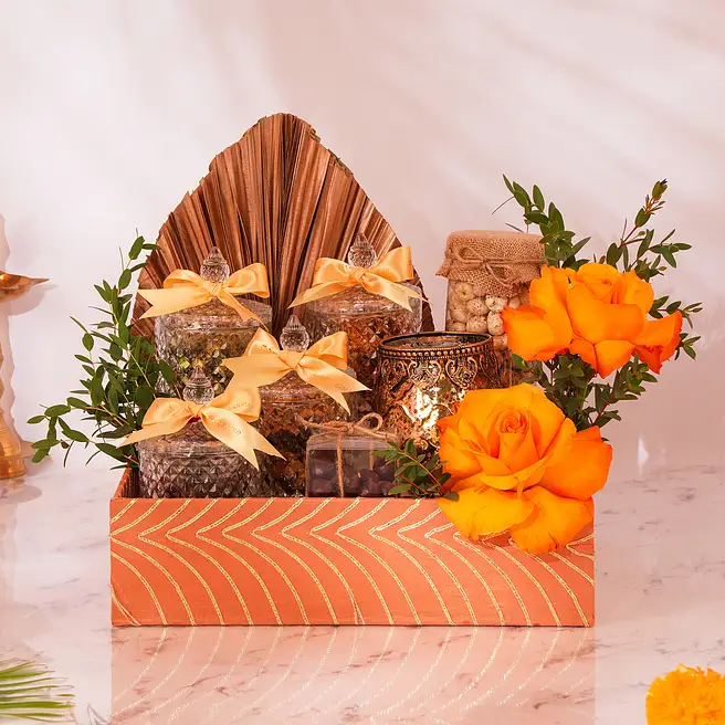 Diwali Amber Bloom Hamper