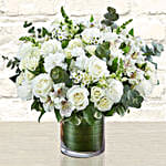 Glamorous White Flowers Vase