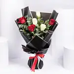 Beauty of Red n White Roses