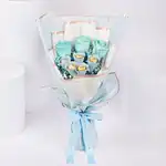 Blue Roses and Rochers Bouquet