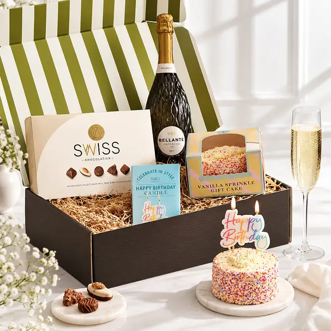 Cake & Bubbles Birthday Hamper