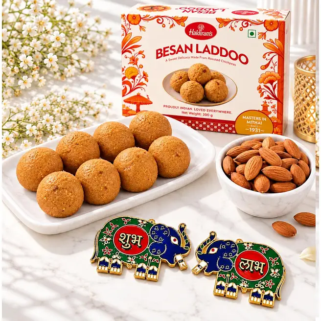 Prosperity Treat Laddoo n Nut Hamper