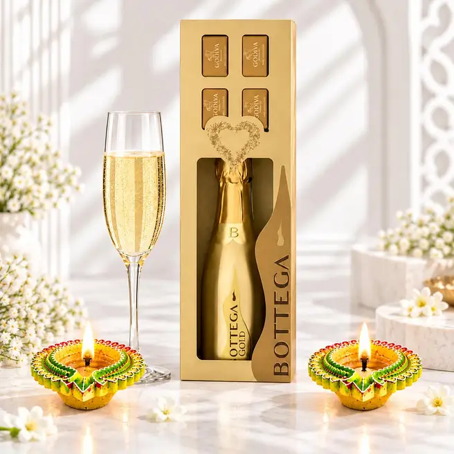Sparkling Gold Prosecco n Chocolate Hamper