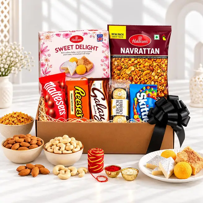Sweet And Savoury Goodies Bhai Dooj Festivity Hamper