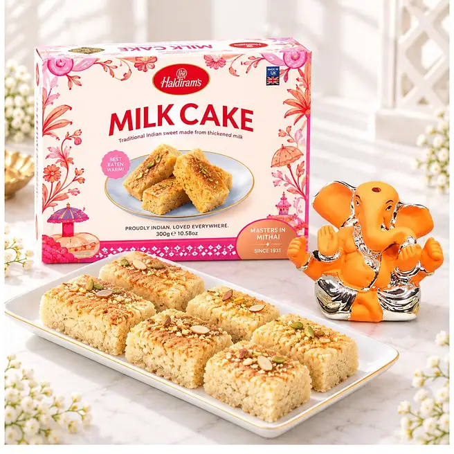 Diwali Milk Cake N Vinayaka Idol Duo