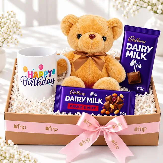 Birthday Cuddles & Chocolate Luxe Hamper