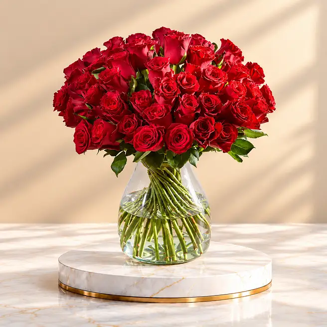 50 Red Roses