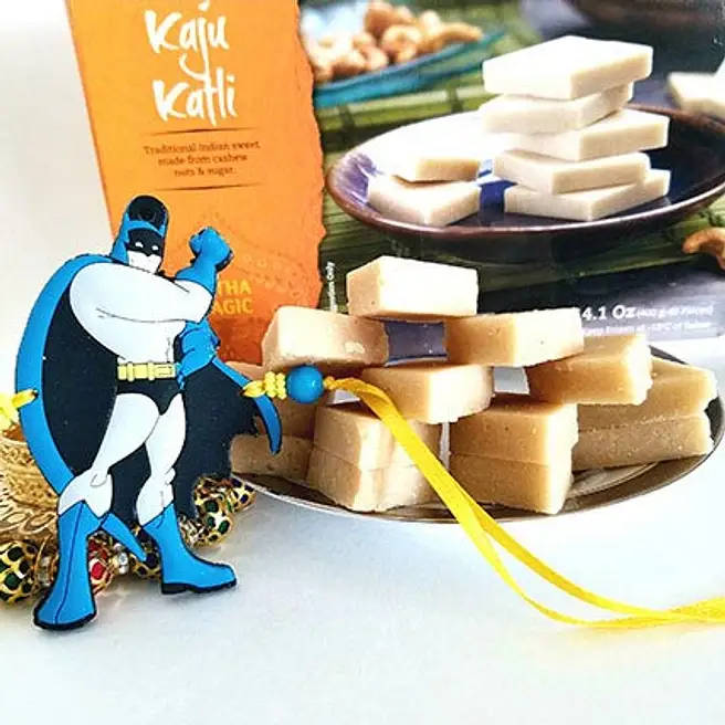 Batman Rakhi Combo usa | Gift Batman Rakhi Combo- FNP