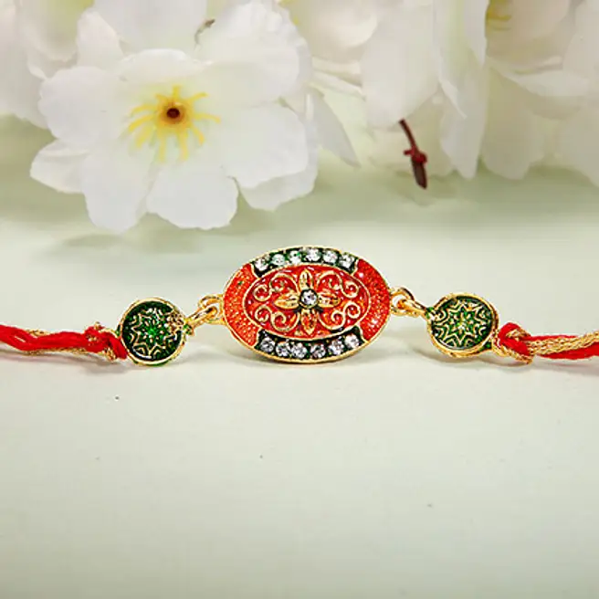 Beautiful Designer Rakhi usa | Gift Beautiful Designer Rakhi- FNP