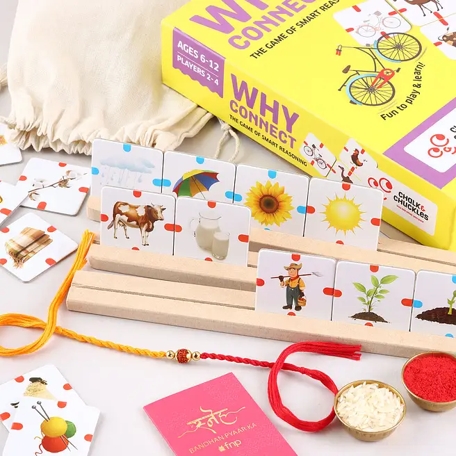 Rudraksha Mauli Rakhi N Why Connect Game Gift Set usa | Gift Rudraksha ...