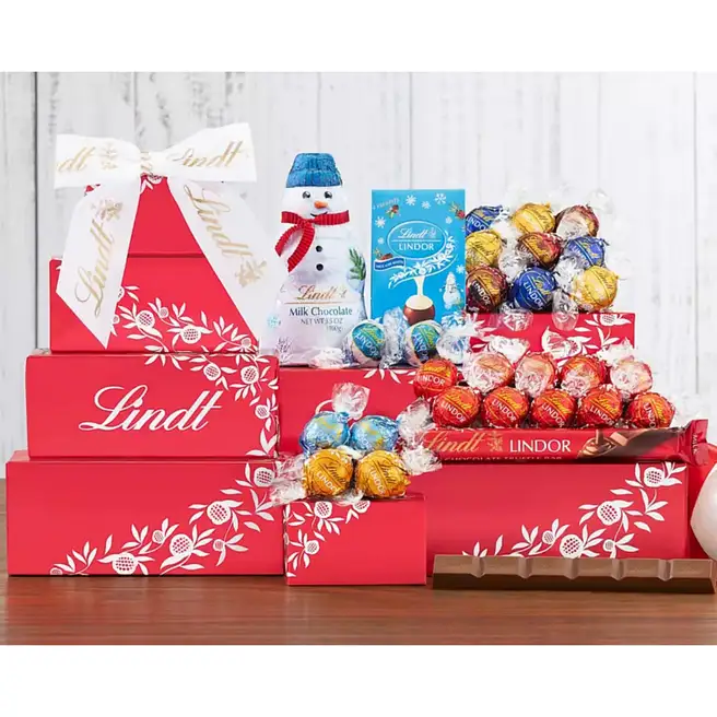 Lindt Chocolate Gift Tower usa | Gift Lindt Chocolate Gift Tower- FNP