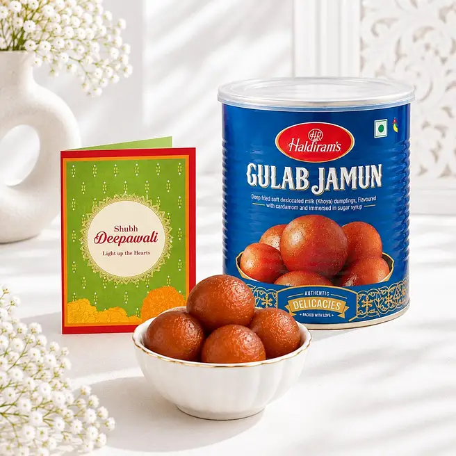 Mopleez Gulab Jamun With Greeting Card
