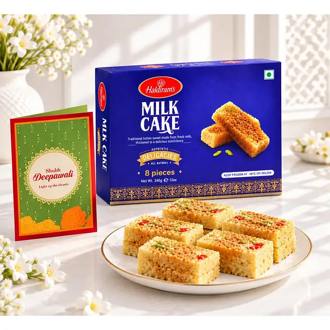Haldiram Milkcake With Greeting Card