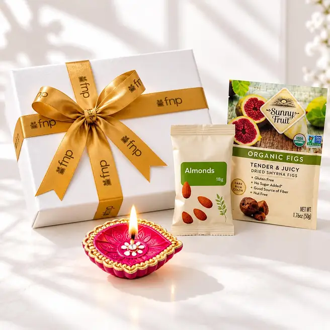 Healthy Festive Dry Fruits & Diya Box