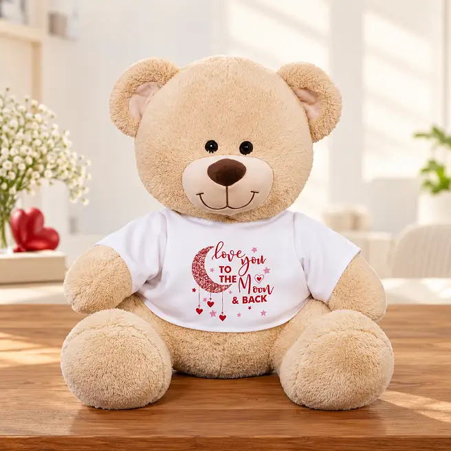 Moon and Back Stuffed Bear