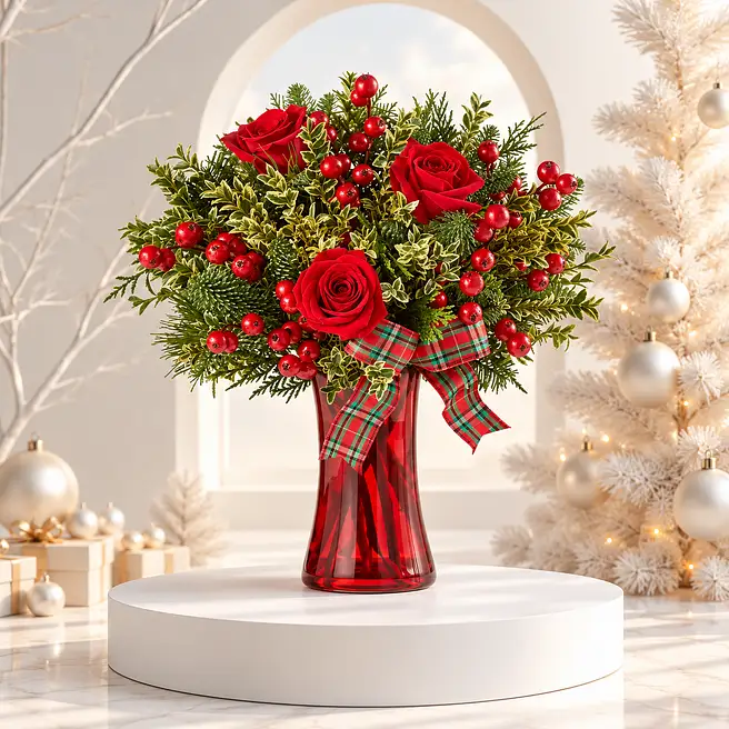 Berry Pines Holiday Bouquet
