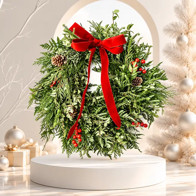 Christmas Traditions Wreath