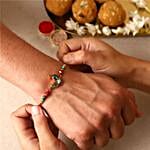 Sneh Multicoloured Peacock Rakhi