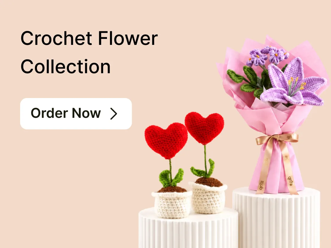 View crochet flowers
