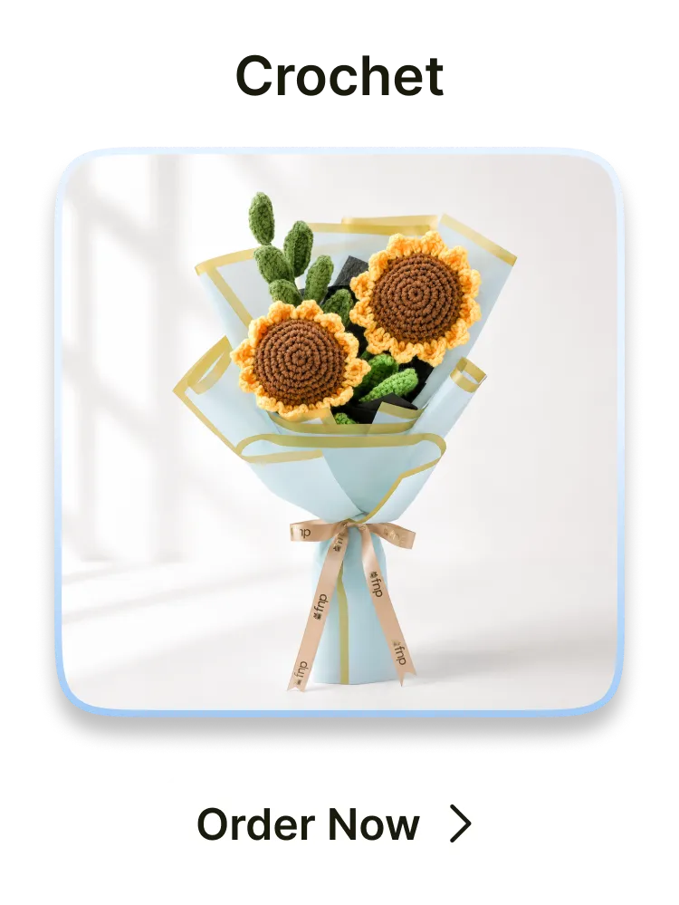 View crochet flowers