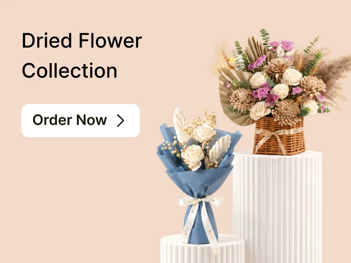 View dried flowers